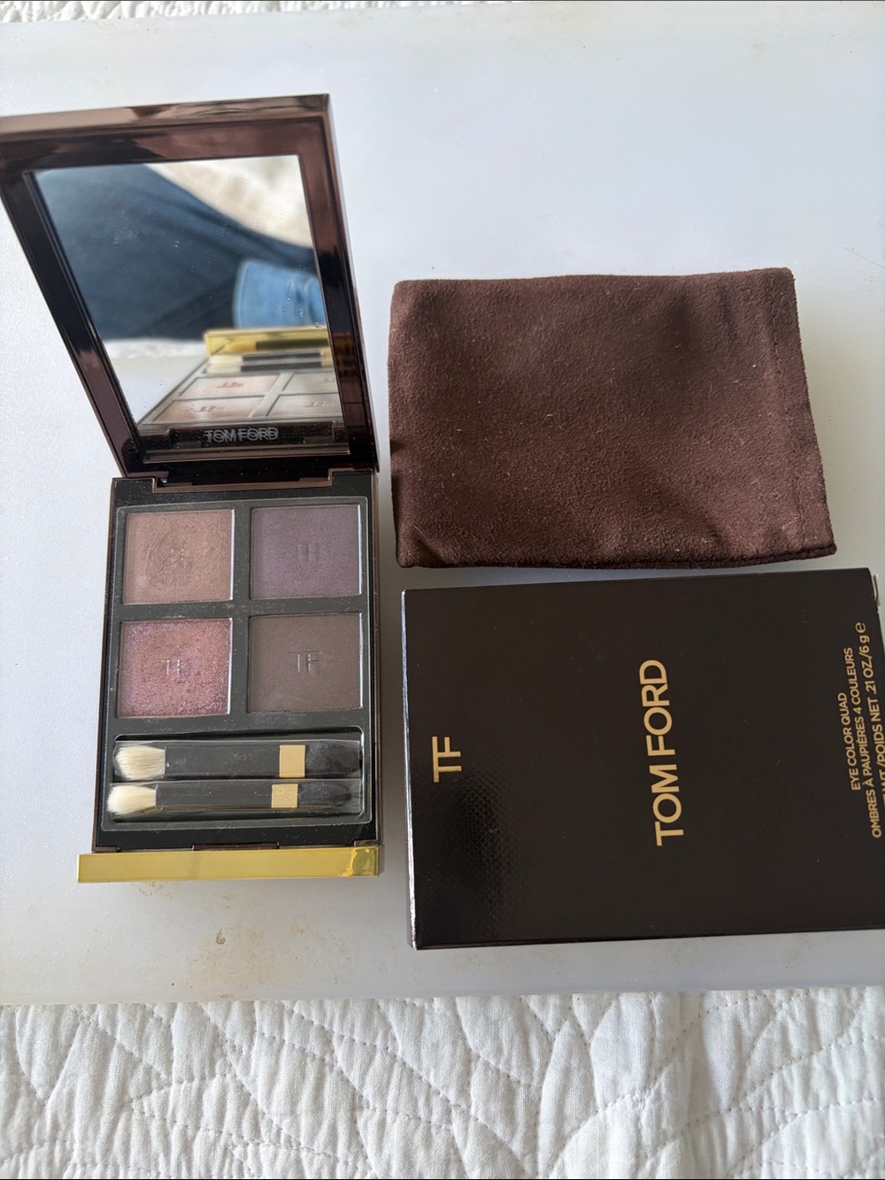Tom Ford Eyeshadow Quad - Plum, Mauve, Rosewood, Chocolate pretty baby